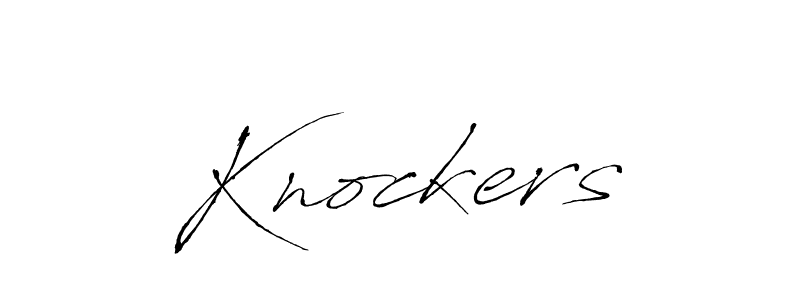 The best way (Antro_Vectra) to make a short signature is to pick only two or three words in your name. The name Knockers include a total of six letters. For converting this name. Knockers signature style 6 images and pictures png