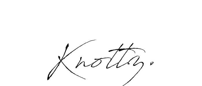 Create a beautiful signature design for name Knottz.. With this signature (Antro_Vectra) fonts, you can make a handwritten signature for free. Knottz. signature style 6 images and pictures png