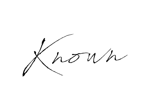 How to make Known name signature. Use Antro_Vectra style for creating short signs online. This is the latest handwritten sign. Known signature style 6 images and pictures png