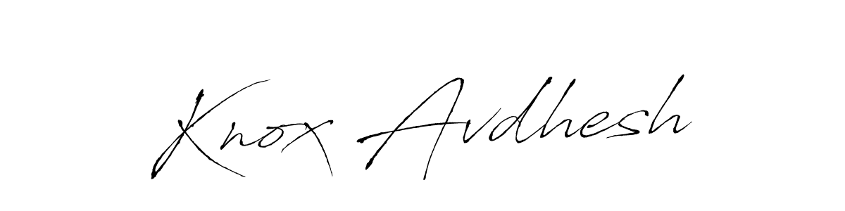 Create a beautiful signature design for name Knox Avdhesh. With this signature (Antro_Vectra) fonts, you can make a handwritten signature for free. Knox Avdhesh signature style 6 images and pictures png