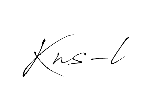 Also You can easily find your signature by using the search form. We will create Kns-l name handwritten signature images for you free of cost using Antro_Vectra sign style. Kns-l signature style 6 images and pictures png