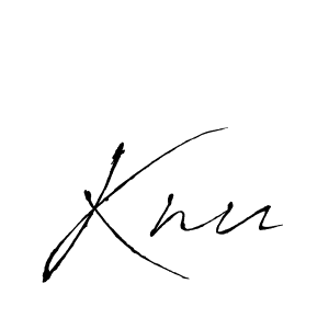 Use a signature maker to create a handwritten signature online. With this signature software, you can design (Antro_Vectra) your own signature for name Knu. Knu signature style 6 images and pictures png