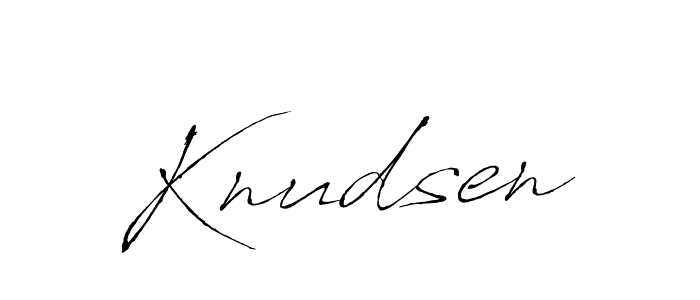 Knudsen stylish signature style. Best Handwritten Sign (Antro_Vectra) for my name. Handwritten Signature Collection Ideas for my name Knudsen. Knudsen signature style 6 images and pictures png
