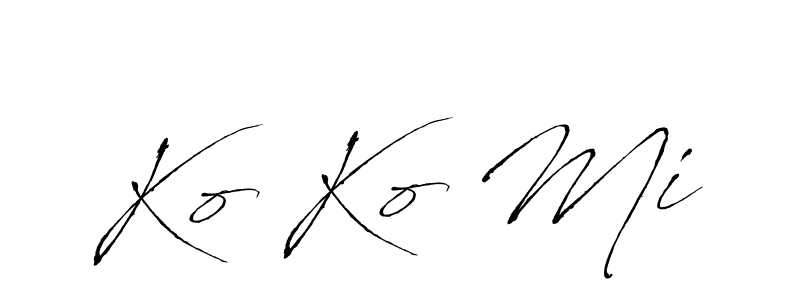 if you are searching for the best signature style for your name Ko Ko Mi. so please give up your signature search. here we have designed multiple signature styles  using Antro_Vectra. Ko Ko Mi signature style 6 images and pictures png