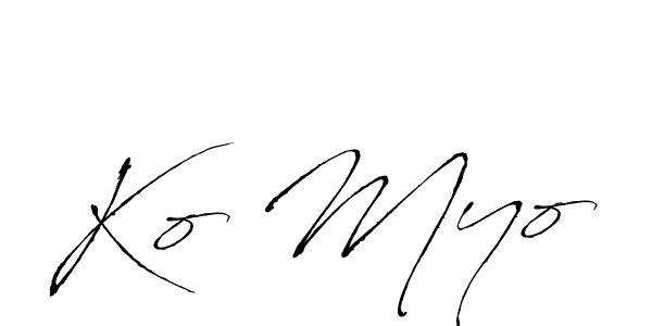How to Draw Ko Myo signature style? Antro_Vectra is a latest design signature styles for name Ko Myo. Ko Myo signature style 6 images and pictures png