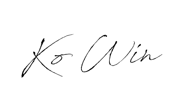 if you are searching for the best signature style for your name Ko Win. so please give up your signature search. here we have designed multiple signature styles  using Antro_Vectra. Ko Win signature style 6 images and pictures png