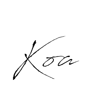 How to make Koa signature? Antro_Vectra is a professional autograph style. Create handwritten signature for Koa name. Koa signature style 6 images and pictures png