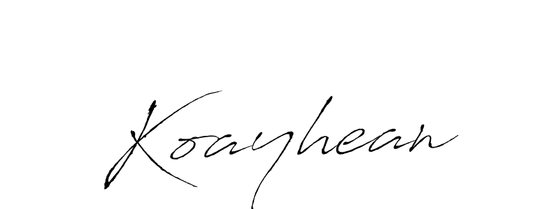 Make a short Koayhean signature style. Manage your documents anywhere anytime using Antro_Vectra. Create and add eSignatures, submit forms, share and send files easily. Koayhean signature style 6 images and pictures png