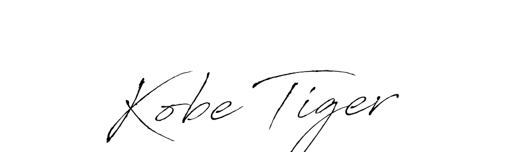 Kobe Tiger stylish signature style. Best Handwritten Sign (Antro_Vectra) for my name. Handwritten Signature Collection Ideas for my name Kobe Tiger. Kobe Tiger signature style 6 images and pictures png