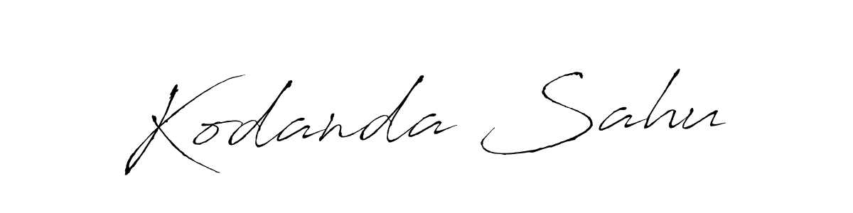How to make Kodanda Sahu signature? Antro_Vectra is a professional autograph style. Create handwritten signature for Kodanda Sahu name. Kodanda Sahu signature style 6 images and pictures png