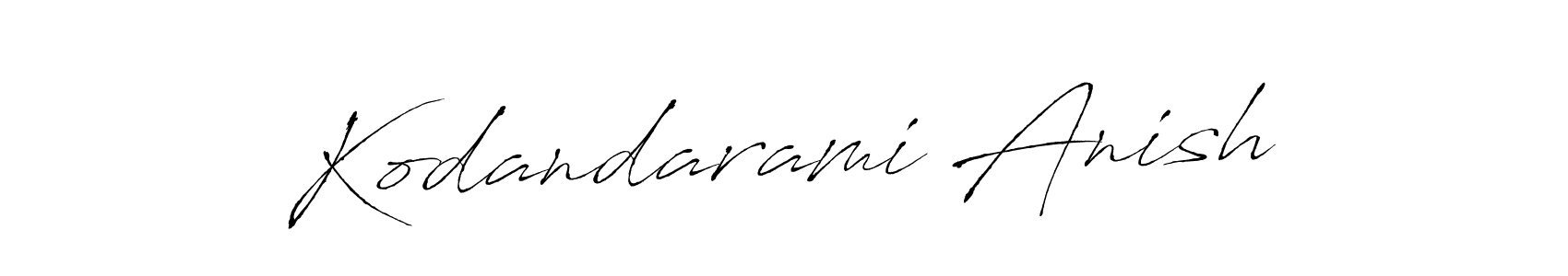 Kodandarami Anish stylish signature style. Best Handwritten Sign (Antro_Vectra) for my name. Handwritten Signature Collection Ideas for my name Kodandarami Anish. Kodandarami Anish signature style 6 images and pictures png
