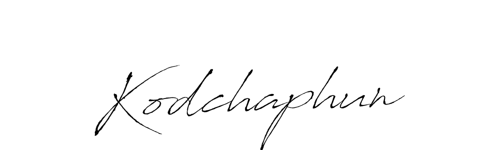 It looks lik you need a new signature style for name Kodchaphun. Design unique handwritten (Antro_Vectra) signature with our free signature maker in just a few clicks. Kodchaphun signature style 6 images and pictures png