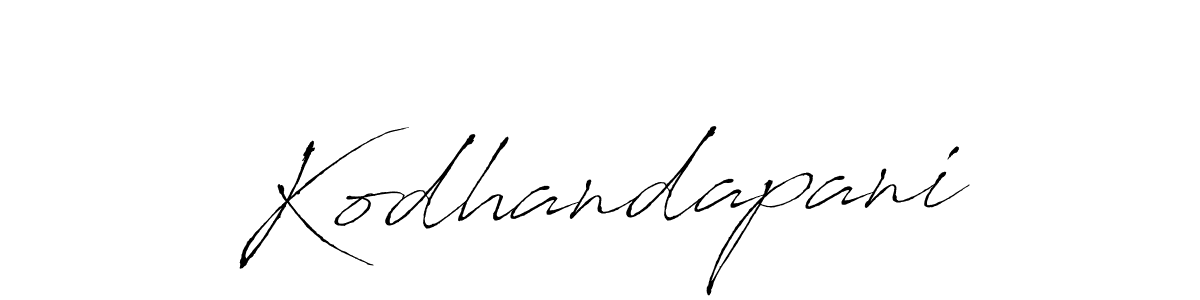 You should practise on your own different ways (Antro_Vectra) to write your name (Kodhandapani) in signature. don't let someone else do it for you. Kodhandapani signature style 6 images and pictures png