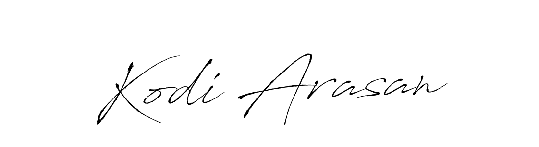 Use a signature maker to create a handwritten signature online. With this signature software, you can design (Antro_Vectra) your own signature for name Kodi Arasan. Kodi Arasan signature style 6 images and pictures png