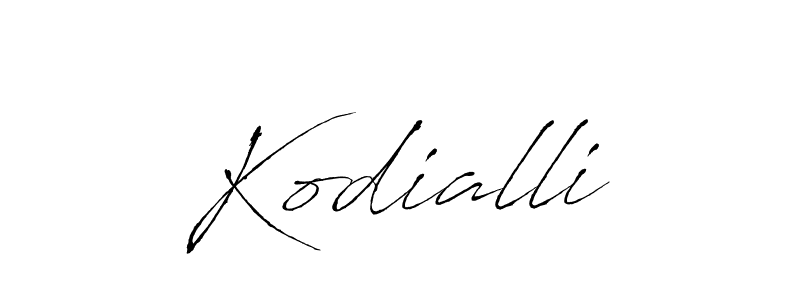 if you are searching for the best signature style for your name Kodialli. so please give up your signature search. here we have designed multiple signature styles  using Antro_Vectra. Kodialli signature style 6 images and pictures png