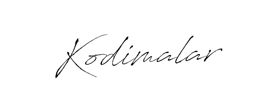 Also You can easily find your signature by using the search form. We will create Kodimalar name handwritten signature images for you free of cost using Antro_Vectra sign style. Kodimalar signature style 6 images and pictures png