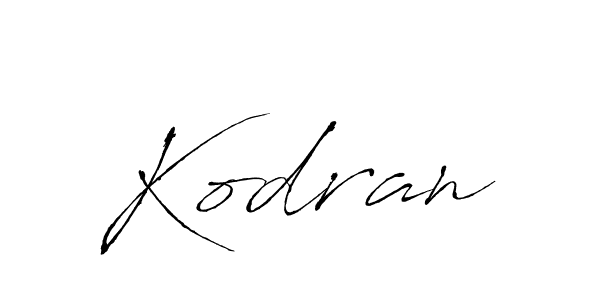 How to Draw Kodran signature style? Antro_Vectra is a latest design signature styles for name Kodran. Kodran signature style 6 images and pictures png