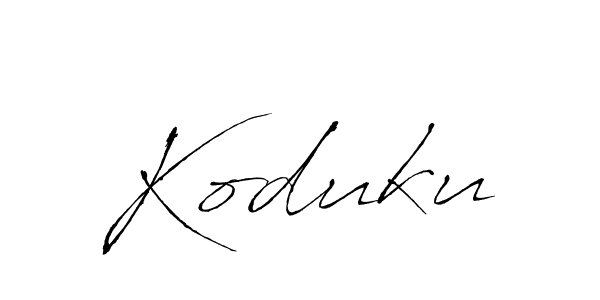 Also we have Koduku name is the best signature style. Create professional handwritten signature collection using Antro_Vectra autograph style. Koduku signature style 6 images and pictures png