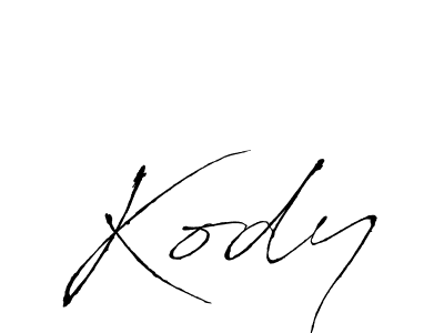 You should practise on your own different ways (Antro_Vectra) to write your name (Kody) in signature. don't let someone else do it for you. Kody signature style 6 images and pictures png