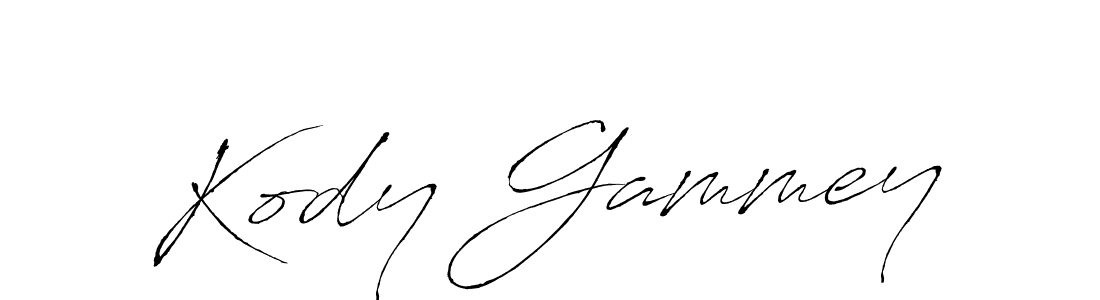 Also we have Kody Gammey name is the best signature style. Create professional handwritten signature collection using Antro_Vectra autograph style. Kody Gammey signature style 6 images and pictures png