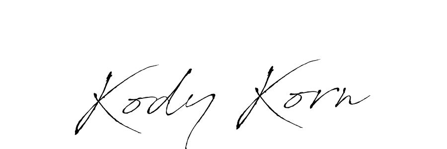 Use a signature maker to create a handwritten signature online. With this signature software, you can design (Antro_Vectra) your own signature for name Kody Korn. Kody Korn signature style 6 images and pictures png