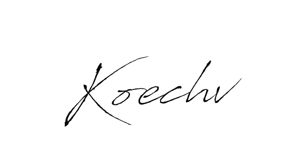 if you are searching for the best signature style for your name Koechv. so please give up your signature search. here we have designed multiple signature styles  using Antro_Vectra. Koechv signature style 6 images and pictures png