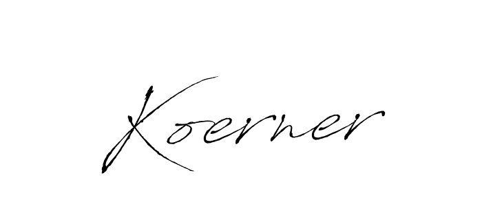 Create a beautiful signature design for name Koerner. With this signature (Antro_Vectra) fonts, you can make a handwritten signature for free. Koerner signature style 6 images and pictures png