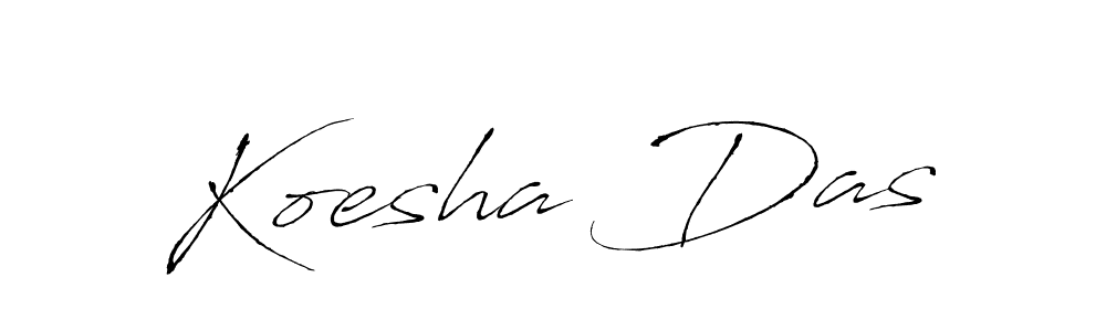 Design your own signature with our free online signature maker. With this signature software, you can create a handwritten (Antro_Vectra) signature for name Koesha Das. Koesha Das signature style 6 images and pictures png