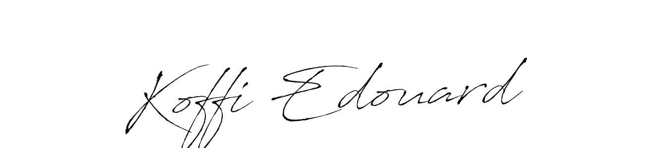 Make a beautiful signature design for name Koffi Edouard. With this signature (Antro_Vectra) style, you can create a handwritten signature for free. Koffi Edouard signature style 6 images and pictures png