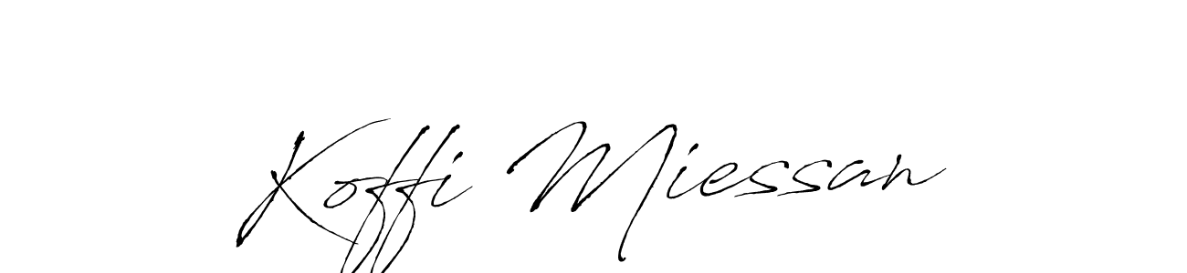 You can use this online signature creator to create a handwritten signature for the name Koffi Miessan. This is the best online autograph maker. Koffi Miessan signature style 6 images and pictures png