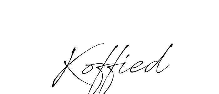 Best and Professional Signature Style for Koffied. Antro_Vectra Best Signature Style Collection. Koffied signature style 6 images and pictures png