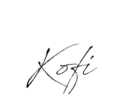 Antro_Vectra is a professional signature style that is perfect for those who want to add a touch of class to their signature. It is also a great choice for those who want to make their signature more unique. Get Kofi name to fancy signature for free. Kofi signature style 6 images and pictures png