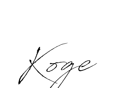 Once you've used our free online signature maker to create your best signature Antro_Vectra style, it's time to enjoy all of the benefits that Koge name signing documents. Koge signature style 6 images and pictures png