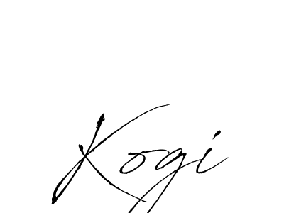 Kogi stylish signature style. Best Handwritten Sign (Antro_Vectra) for my name. Handwritten Signature Collection Ideas for my name Kogi. Kogi signature style 6 images and pictures png