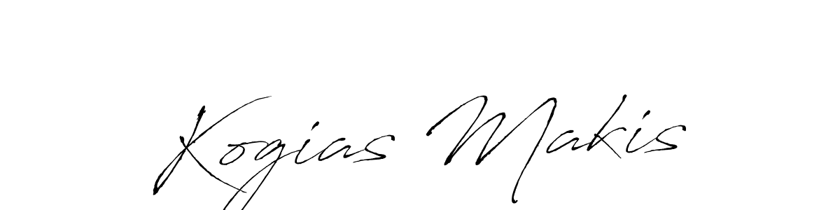 Kogias Makis stylish signature style. Best Handwritten Sign (Antro_Vectra) for my name. Handwritten Signature Collection Ideas for my name Kogias Makis. Kogias Makis signature style 6 images and pictures png