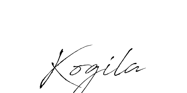 Also we have Kogila name is the best signature style. Create professional handwritten signature collection using Antro_Vectra autograph style. Kogila signature style 6 images and pictures png