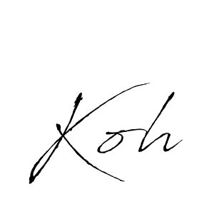 Also You can easily find your signature by using the search form. We will create Koh name handwritten signature images for you free of cost using Antro_Vectra sign style. Koh signature style 6 images and pictures png