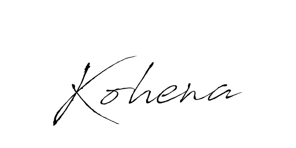 How to Draw Kohena signature style? Antro_Vectra is a latest design signature styles for name Kohena. Kohena signature style 6 images and pictures png