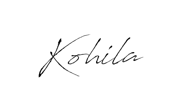 Create a beautiful signature design for name Kohila. With this signature (Antro_Vectra) fonts, you can make a handwritten signature for free. Kohila signature style 6 images and pictures png