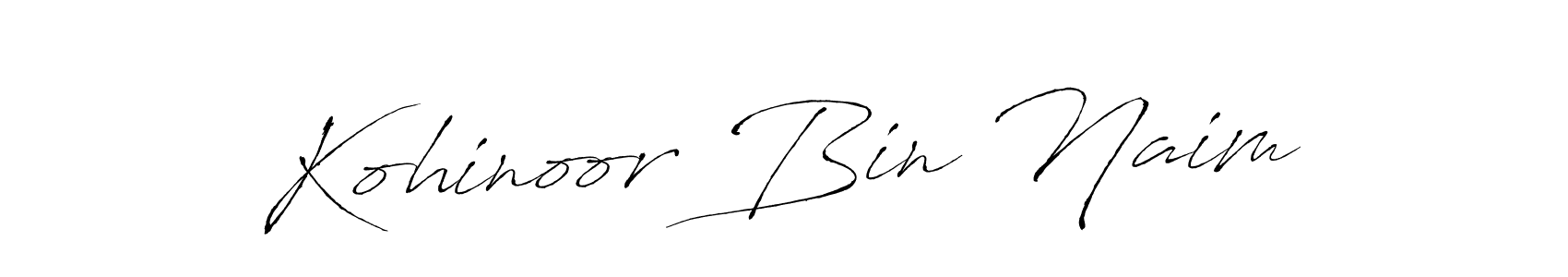 Use a signature maker to create a handwritten signature online. With this signature software, you can design (Antro_Vectra) your own signature for name Kohinoor Bin Naim. Kohinoor Bin Naim signature style 6 images and pictures png