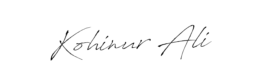 Similarly Antro_Vectra is the best handwritten signature design. Signature creator online .You can use it as an online autograph creator for name Kohinur Ali. Kohinur Ali signature style 6 images and pictures png