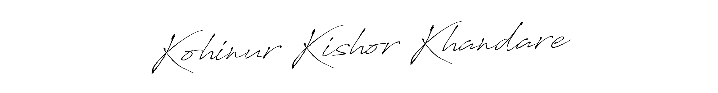 if you are searching for the best signature style for your name Kohinur Kishor Khandare. so please give up your signature search. here we have designed multiple signature styles  using Antro_Vectra. Kohinur Kishor Khandare signature style 6 images and pictures png