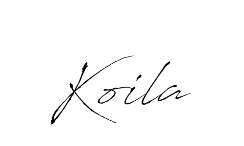 How to Draw Koila signature style? Antro_Vectra is a latest design signature styles for name Koila. Koila signature style 6 images and pictures png