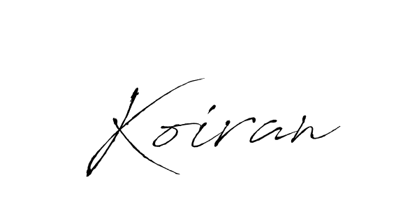 How to make Koiran name signature. Use Antro_Vectra style for creating short signs online. This is the latest handwritten sign. Koiran signature style 6 images and pictures png