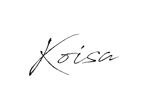 Antro_Vectra is a professional signature style that is perfect for those who want to add a touch of class to their signature. It is also a great choice for those who want to make their signature more unique. Get Koisa name to fancy signature for free. Koisa signature style 6 images and pictures png