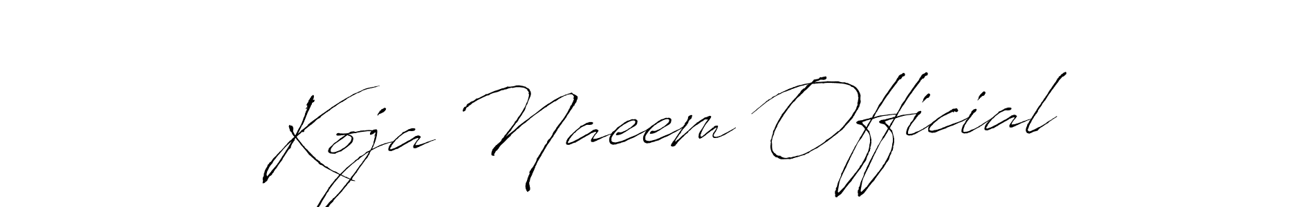 if you are searching for the best signature style for your name Koja Naeem Official. so please give up your signature search. here we have designed multiple signature styles  using Antro_Vectra. Koja Naeem Official signature style 6 images and pictures png