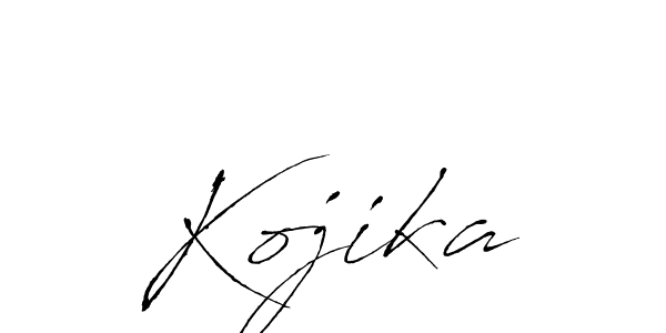 Antro_Vectra is a professional signature style that is perfect for those who want to add a touch of class to their signature. It is also a great choice for those who want to make their signature more unique. Get Kojika name to fancy signature for free. Kojika signature style 6 images and pictures png