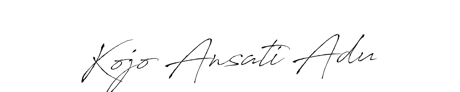 Here are the top 10 professional signature styles for the name Kojo Ansati Adu. These are the best autograph styles you can use for your name. Kojo Ansati Adu signature style 6 images and pictures png