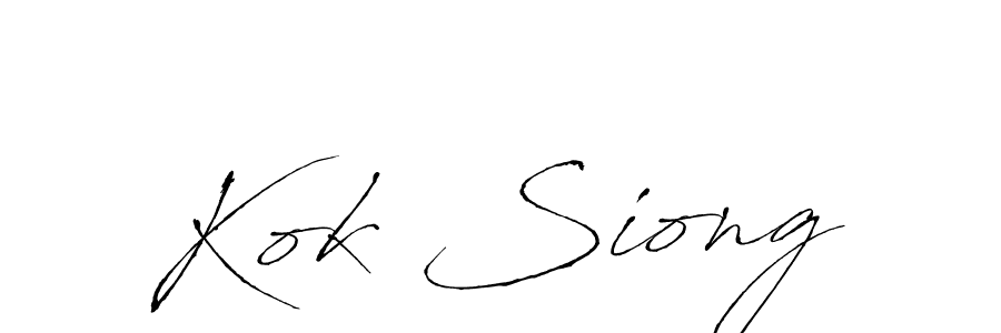 Also You can easily find your signature by using the search form. We will create Kok Siong name handwritten signature images for you free of cost using Antro_Vectra sign style. Kok Siong signature style 6 images and pictures png