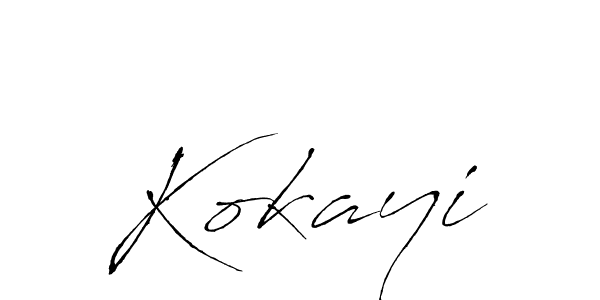 Use a signature maker to create a handwritten signature online. With this signature software, you can design (Antro_Vectra) your own signature for name Kokayi. Kokayi signature style 6 images and pictures png